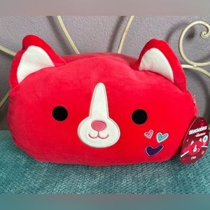 NWT Squishmallows 12” Fitz the Corgi Stackables Valentines 2024 Plush Toy
